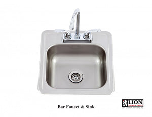 Bar Faucet and Sink