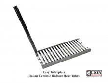 Lion Premium Ceramic Heat Tubes with Vented Flame Tamer Tray